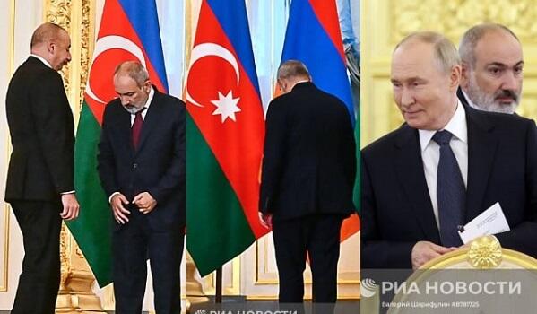 Rusiya Nikolu bu cür təhqir etdi: ermənilər isterikada - Foto