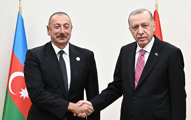 İlham Əliyevin Ərdoğanla görüşü başladı