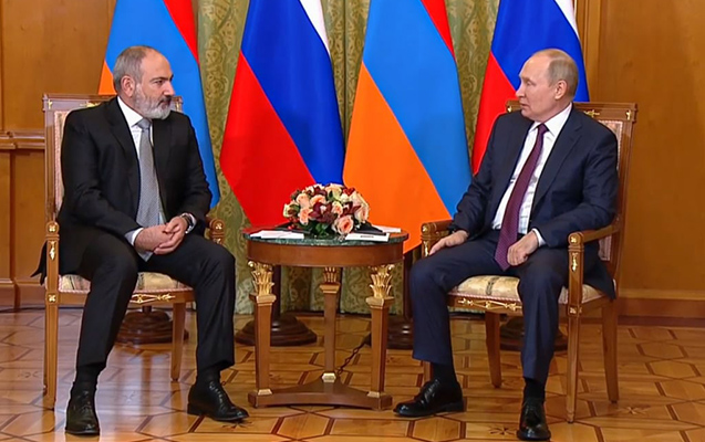 Putin sabah Paşinyanla görüşəcək