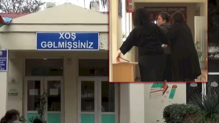 Məktəbdə qalmaqal: Direktor müəllimi döyüb?
