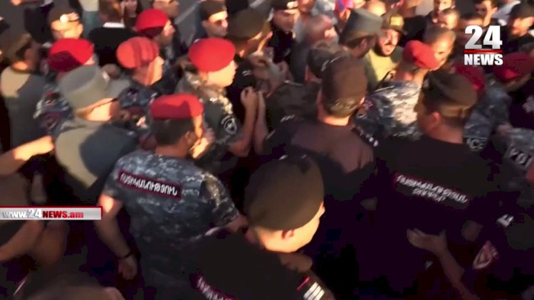 İrəvanda “Xaçlılar” dəstəsinin  üzvləri həbs olundu - Video