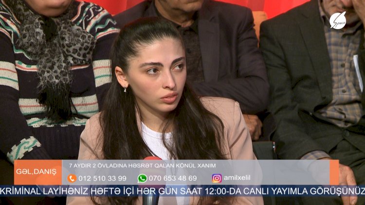 Ədliyyə məmurunun xanımından şok iddia: “Balalarımı pulla əlimdən alır” - Video
