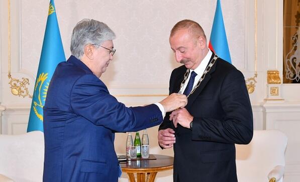 Əliyev ali ordenlə təltif olundu