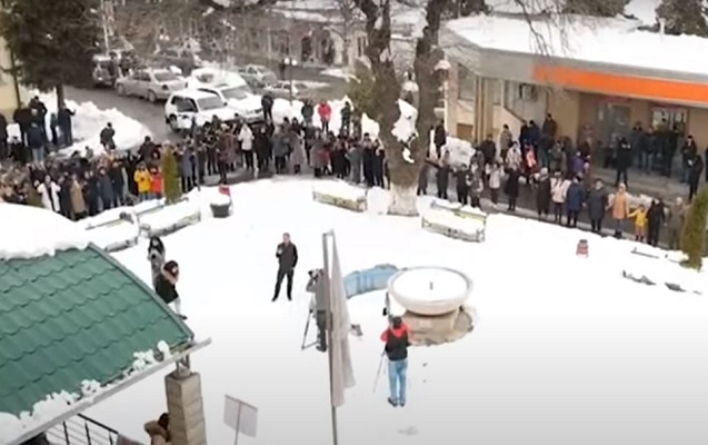 Qazsız qalan Xankəndidən son görüntülər - Video