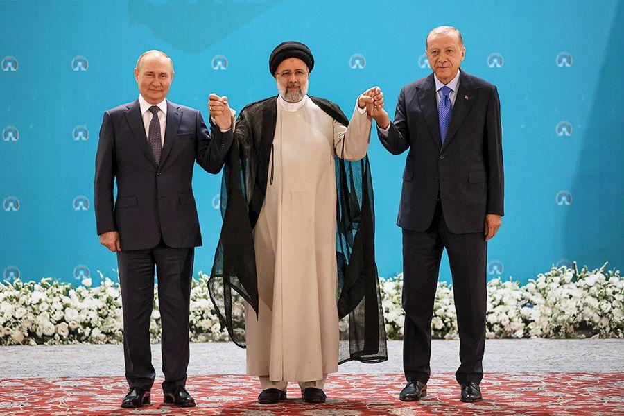 Alman nazir Ərdoğanla Putinin şəklini şərh etdi - "Aydın deyil"