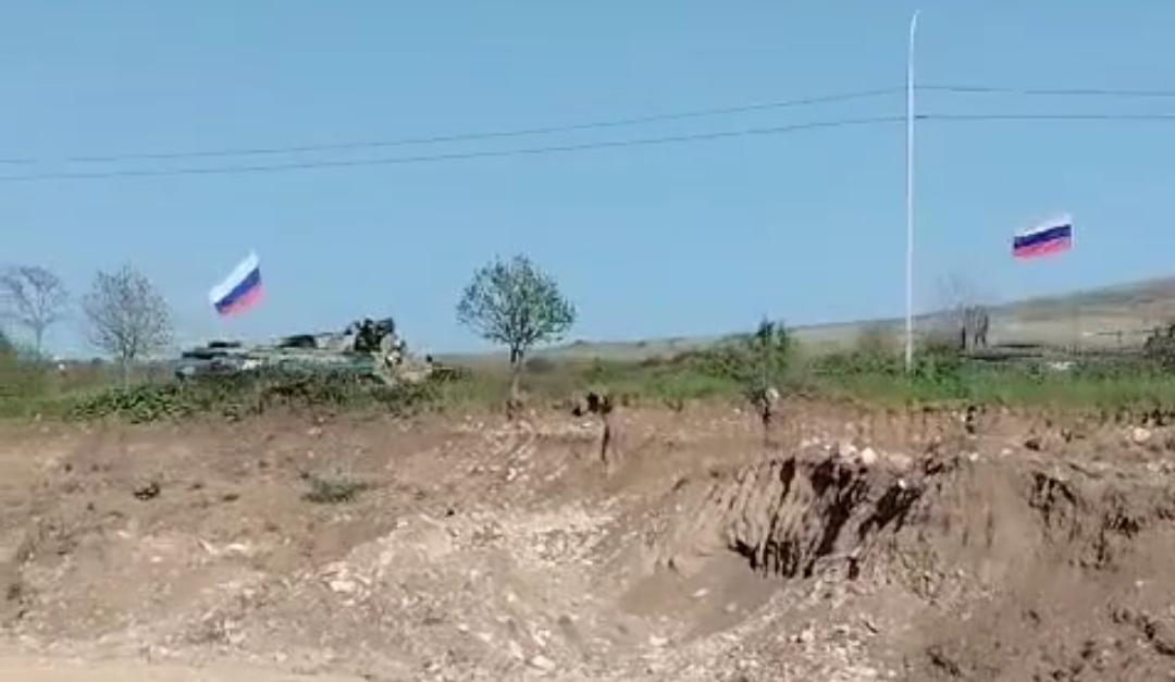 Sülhməramlılar Xocalıdakı dislokasiya yerini tərk edir - Yeni görüntülər yayıldı (VİDEO)