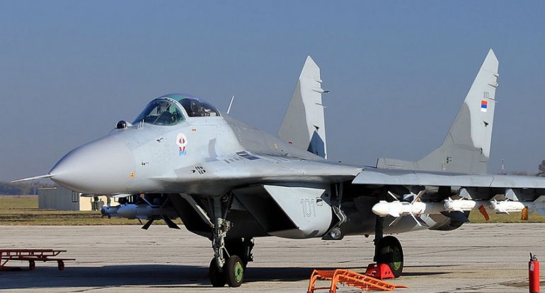 Serbiya naməlum uçan obyektə görə MiQ-29-ları havaya qaldırdı