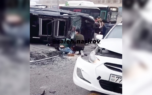 Aparıcının düşdüyü qəza haqda DYP-dən - Açıqlama