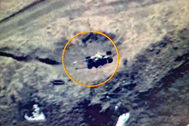 Ermənistan silahlı qüvvələrinə məxsus artilleriya qurğuları aşkar edilib - FOTO