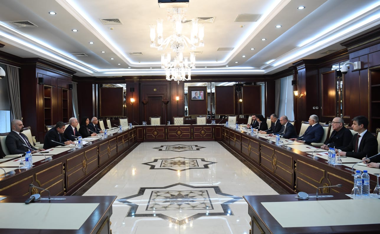 Gürcüstan parlament nümayəndə heyəti Milli Məclisdə olub - FOTO