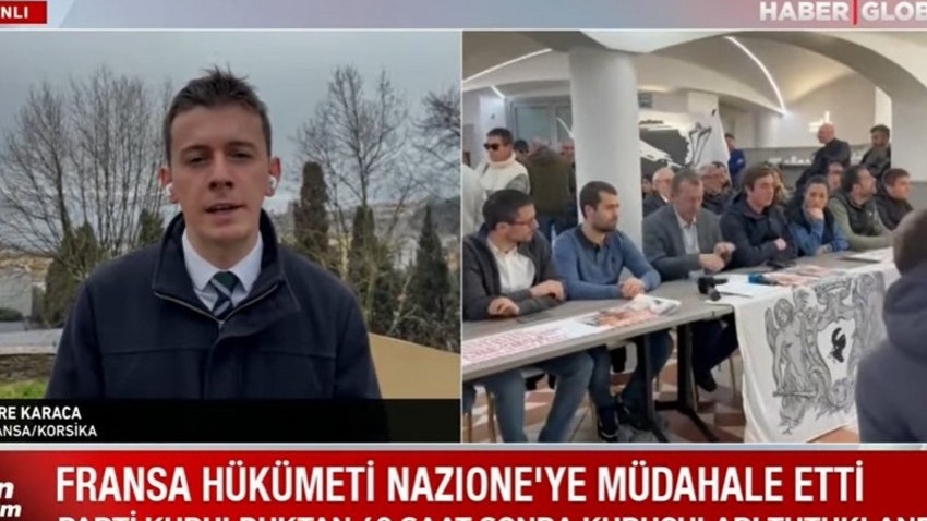 “Haber Global” Korsikadan süjet hazırladı – VİDEO 