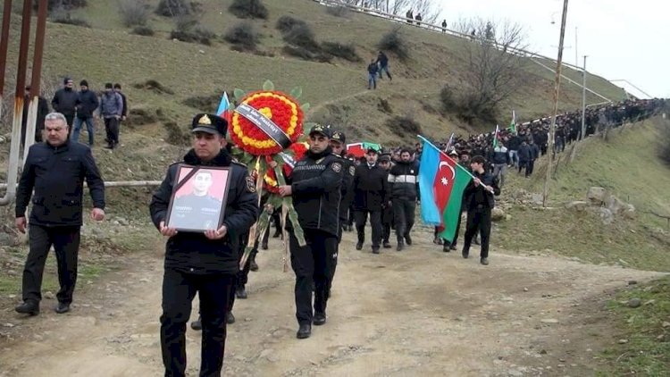 Xankəndidə həlak olan polislər dəfn edildi – FOTOLAR