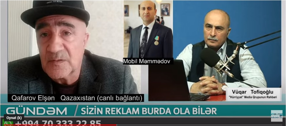Vüqar Tofiqoğlunun "07.04.2024 Saat 14:00 olan buraxılışı" Canlı Yayın