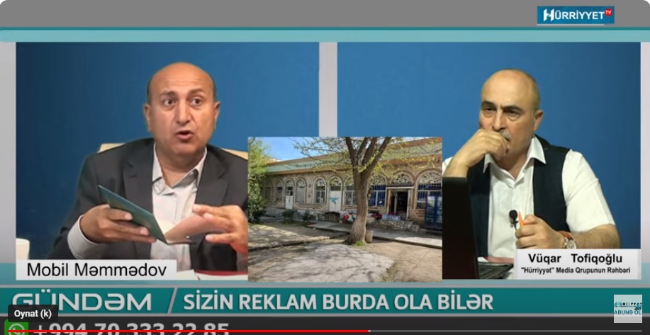 Vüqar Tofiqoğlunun "16.04.2024 Saat 16:00 olan buraxılışı" 