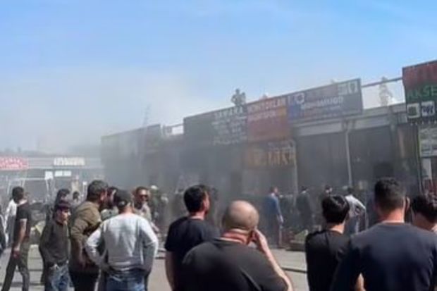 Bakıda mağazadakı yanğın söndürülüb - YENİLƏNİB + VİDEO
